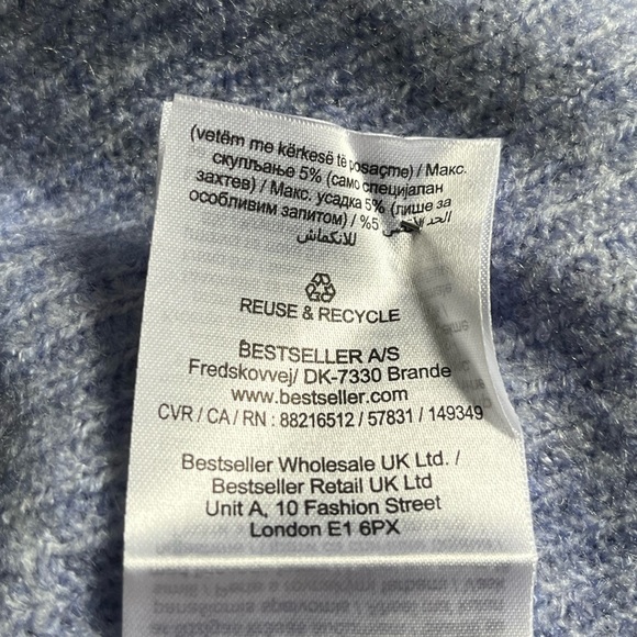 Women’s ONLY Camilla V-Neck Ribbed Sweater Pullover - Picture 9 of 9